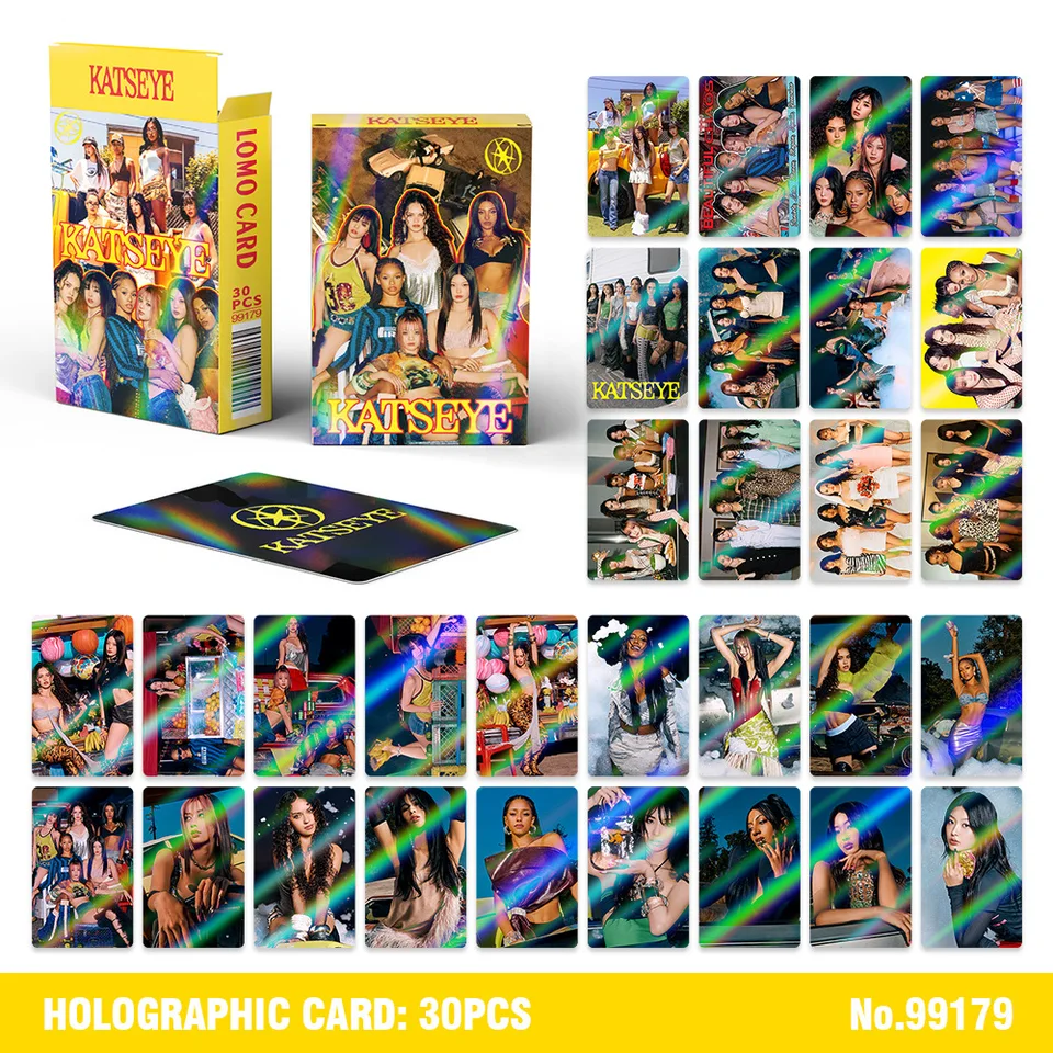 Katseye Fotokaarten,Novel Album Karten Set Mini Merch Fotokaarten Set Katseye Fotokaarten,Novel Album Karten Set Mini Merch Fotokaarten Set