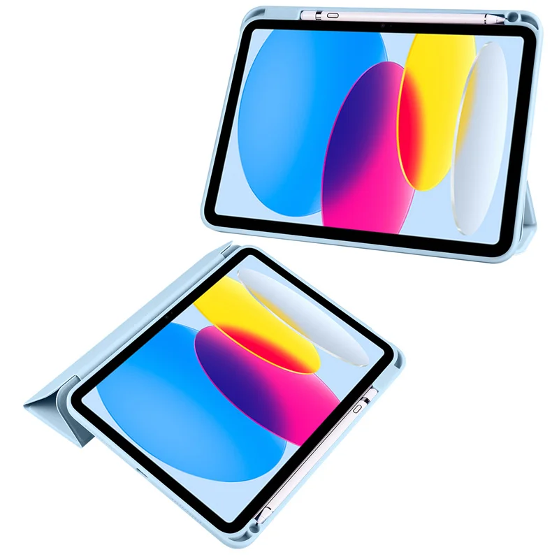 Enhanced Product Title: 

Premium iPad Case with Pen Holder and Clear Trifold Acrylic Back