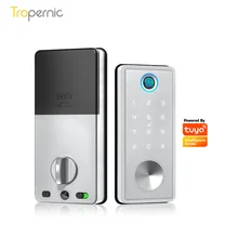

USA Smart Door Lock Deadbolt Wifi Tuya app Fingerprint Wifi Keyless Entry Keypad Door Lock
