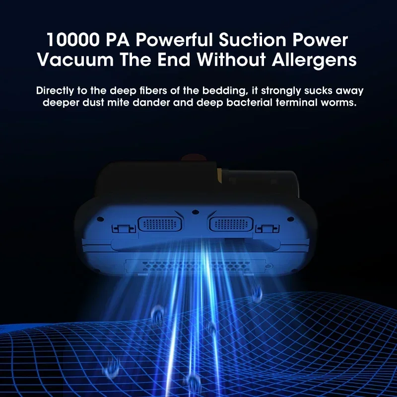 10KPa جديد فراش فراغ العث مزيل اللاسلكي يده الأنظف...