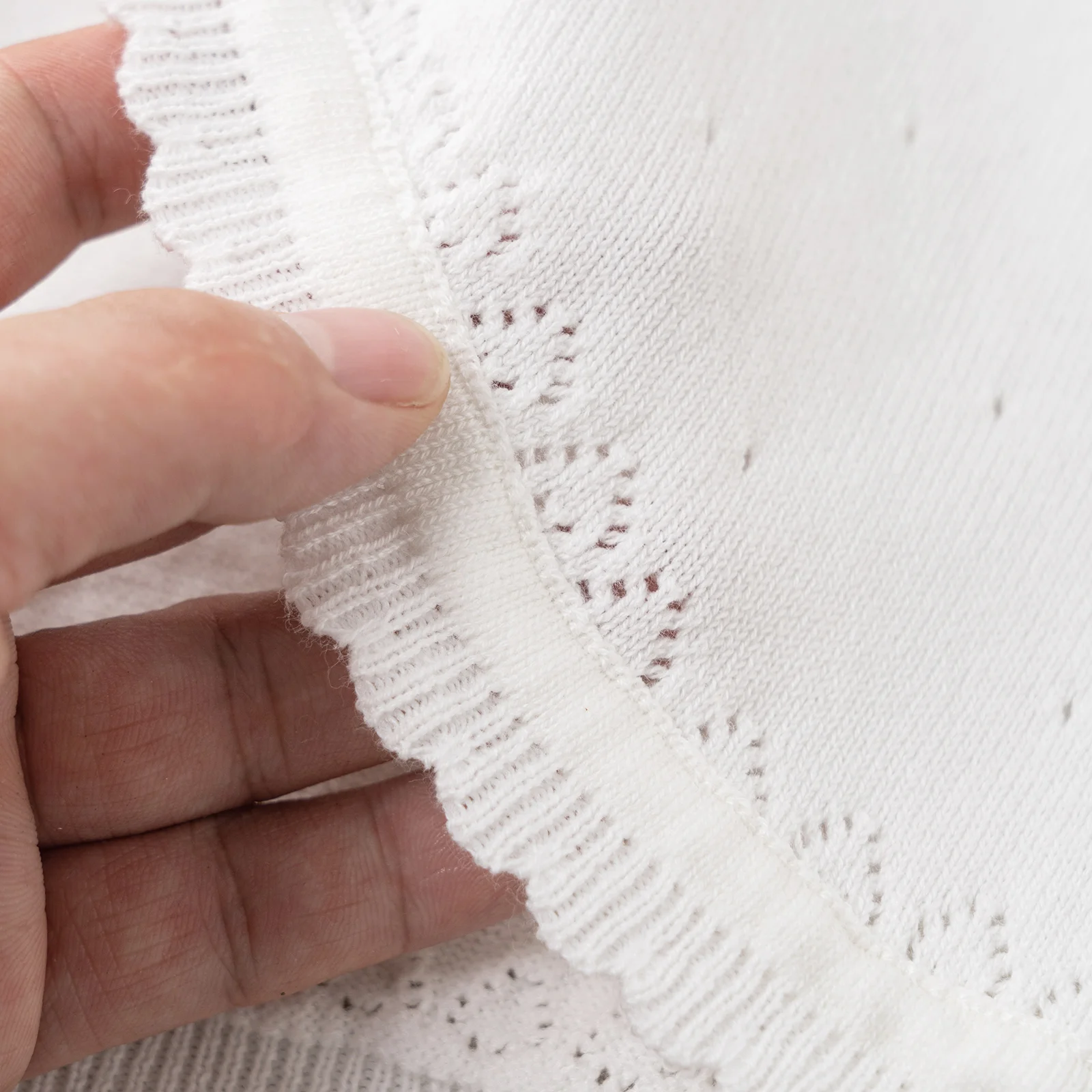 여아 플라워 볼레로 재킷, 긴 소매 레이스 할로우 가디건, 웨딩 신부 어깨를 으스스한 웨이브 트림, 원 버튼 니트 볼레로 겉옷