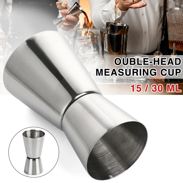 Plastic Double-ended Measuring Cup Jigger Measurement Ounces Cocktail  Measurer Bar Tool Device - AliExpress