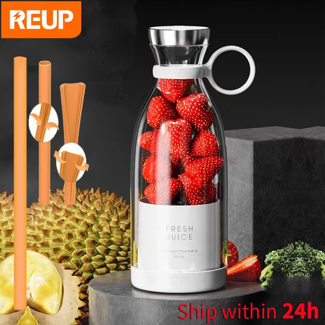 Smoothies And Fresh Juice. Portable Blender For On The Go Smoothies, Juice,  And More