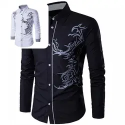 Chemise à revers pour homme, vêtement tendance, doux et décontracté, printemps 