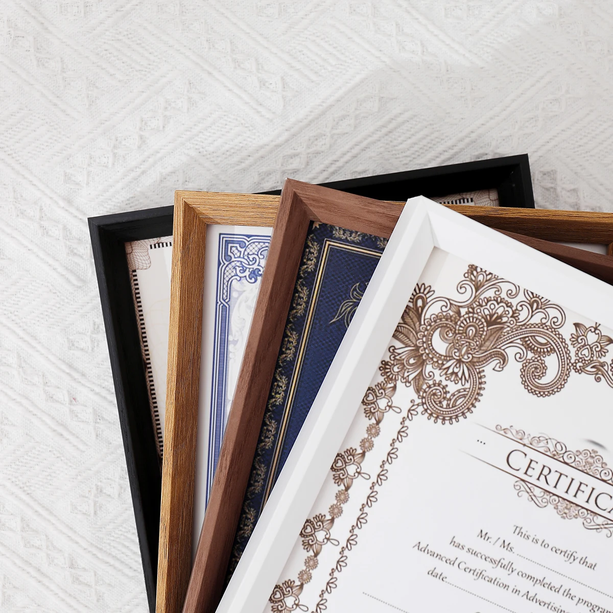 1PC A4 double-sided transparent display frame photo frame acrylic display holder display case for certificates diplomas display photos American business license file frame