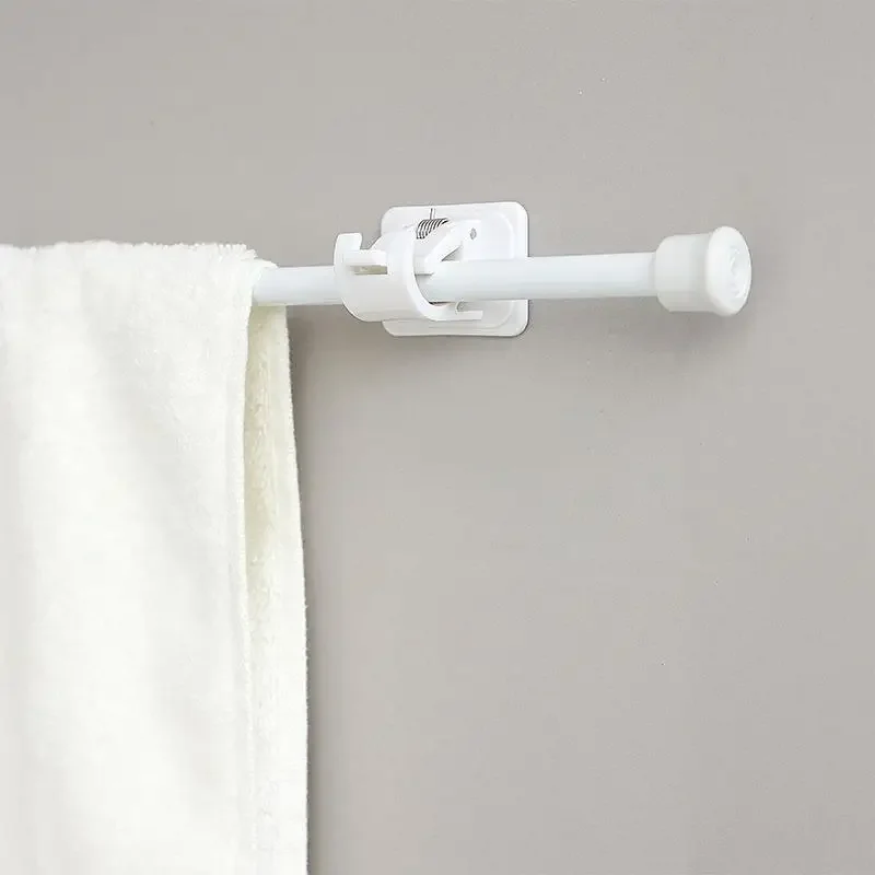 Adjustable Tension Rod Extendable Multi Purposes Spring Loaded Stick Telescopic Pole Window Cabinet Closet Bedroom Rod Towel Bar