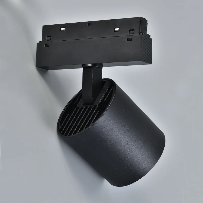 스마트 LED 마그네틱 트랙 라이트, 마그네틱 스포트라이트, DALI Tuya Zigbee 자석 레일 조명 시스템, 디밍 가능, 48V, 10W, 20W, 30W