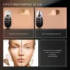 Color Toning Liquid Tanning Liquid Foundation Blends Warm and Cold Tones With Sheer Foundations Clear Close To the Skin Cosmetic 6