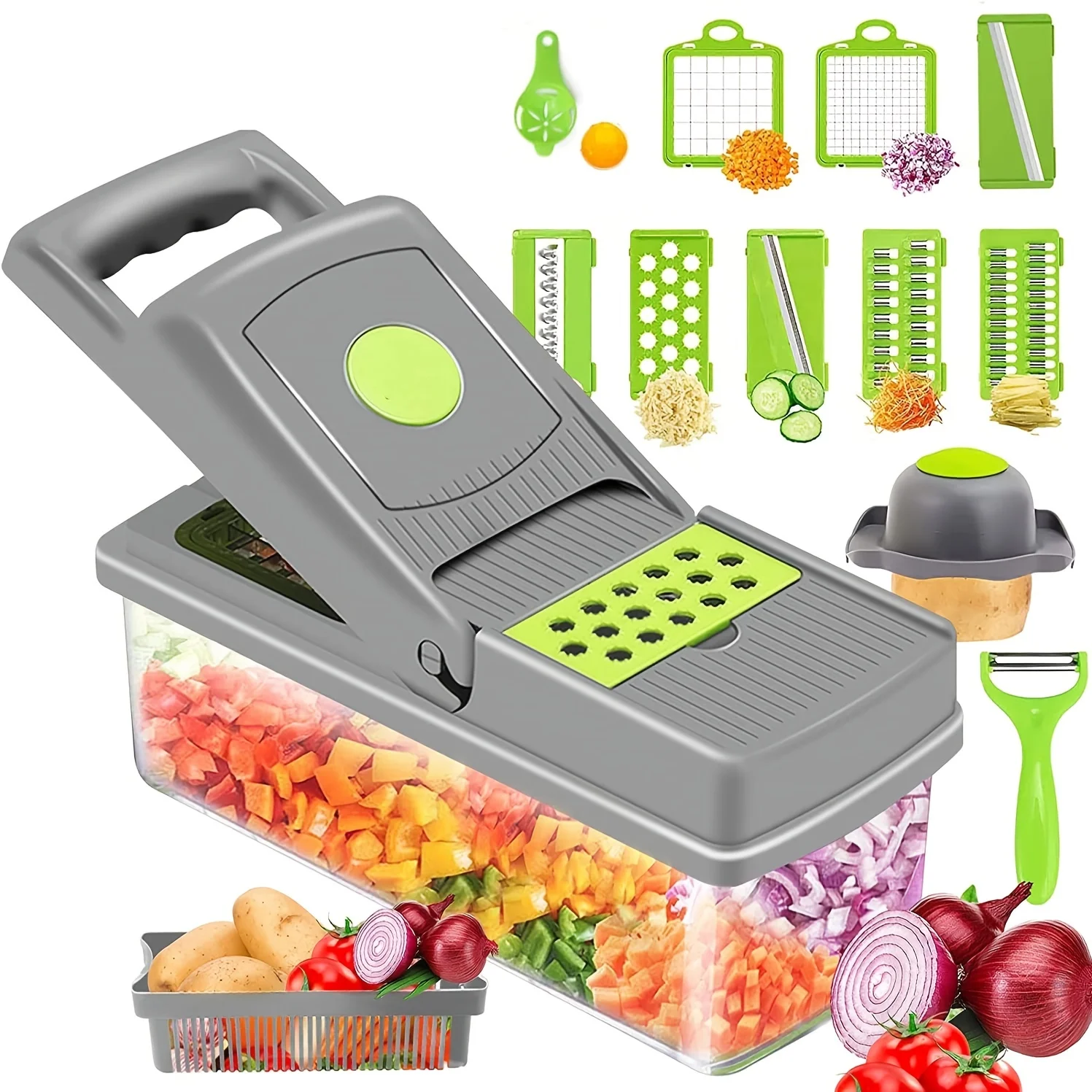 1-Set-14-in-1-Veggie-Chopper-Multifunctional-Fruit-Slicer-Vegetable ...