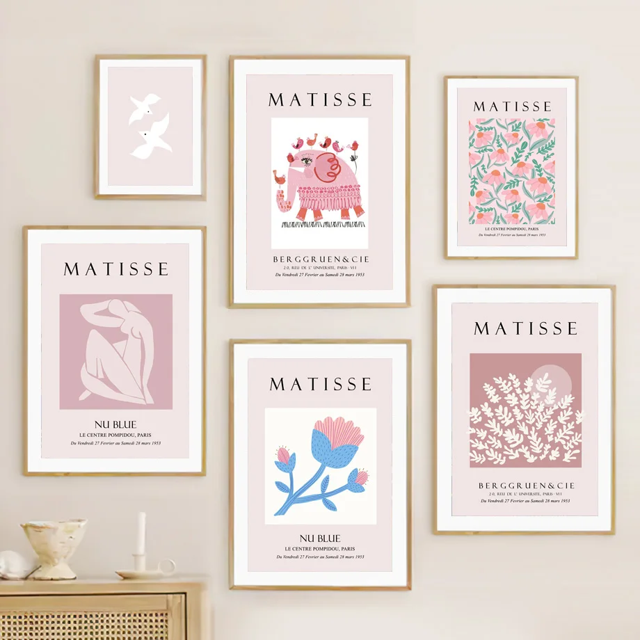 

Matisse Abstract Elephant Birds Flower Nordic Poster Naked Woman Wall Art Print Canvas Painting Decor Pictures For Living Room