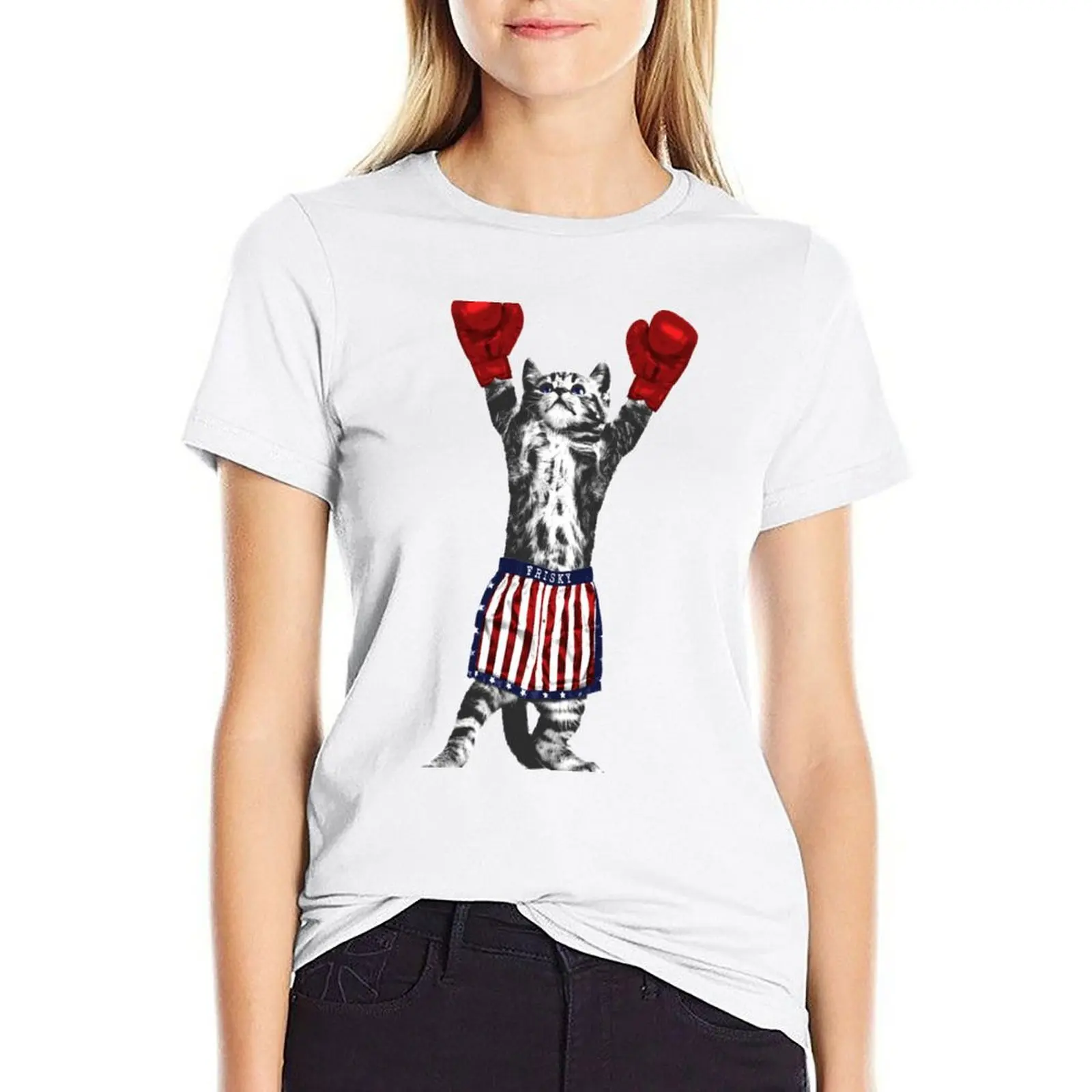 

Frisky Balboa T-shirt female cute tops Woman clothes