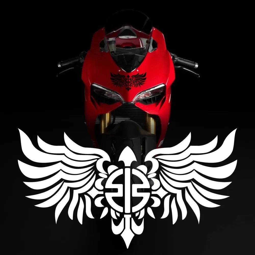 Reflective Wings Vinyl Sticker For Motorcycle Windshield Head Body Decor Decals For Helmet Decor Stickers motorcycle racing number stickers diy reflective motorcycle helmet head decals for motorcycle off road vehicle 0 9 digital