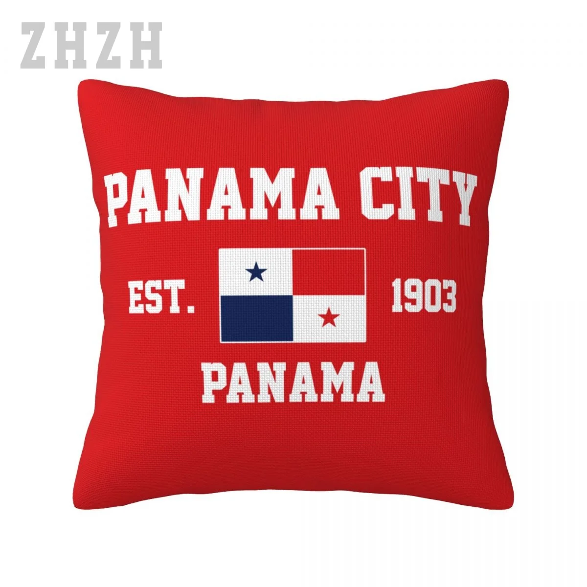 

More Styles Linen Pillowcases Panama EST.1903 Panama City Capital Throw Pillow Cover Family Home Decor Sofa Car Waist Cushion