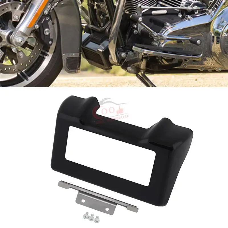 

Black Motorcycle Oil Cooler Cover Kit W/ Bracket For Harley Davidson Touring Electra Street Glide Road King FLHTCU 2011-2016 New