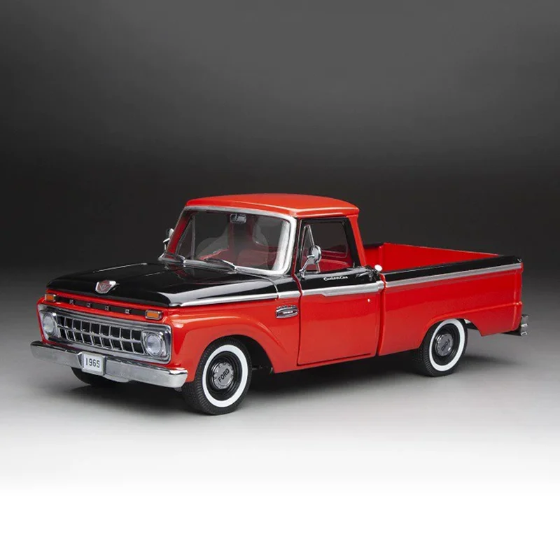 1:18 Scale Ford F-100 Custom Cab Pickup F100 Truck Alloy ​Car
