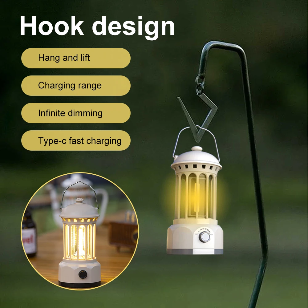 Portable Camping Hanging Rack Camping Light Table Stand Outdoor Lantern
