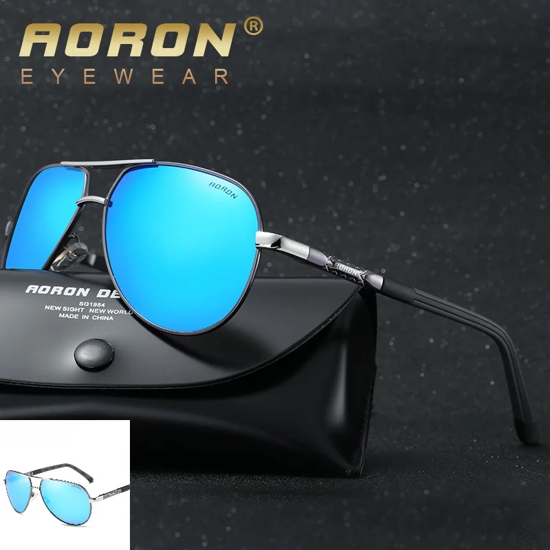 AORON Mens Polarized Sunglasses Classic Pilot Sun Glasses Anti
