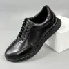 Mens Casual Shoes Genuine Leather Business Work Office Shoe for Men Cow Leather Original Fashion Breathable Sneakers Men 2