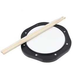 10 - Inch Beginner Drum Practice Kit with Drum Pad, Bag, and Drumsticks (J65)