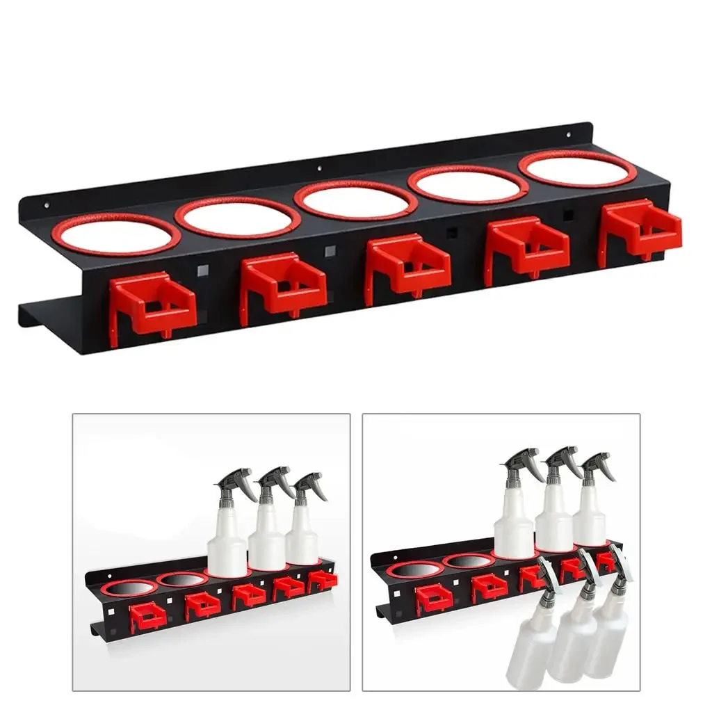 Spray Can Tool cart Rack Wall Mount Heavy Duty Tool Shelf Spray Bottle Holder Workshop Garage Trolley For WorkShop Tool Cart