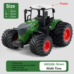 Kids' Toy Tractor Set with Various Accessories Options (Green - wide)