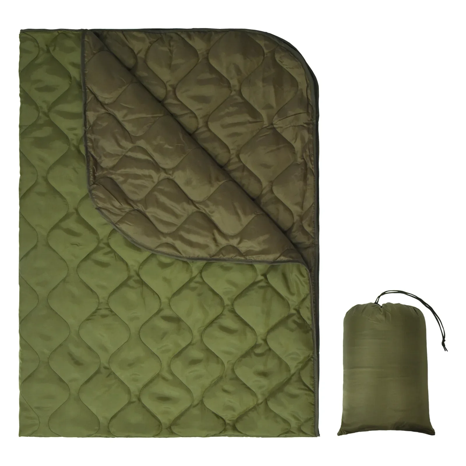 Outdoor Folding Camouflage Blanket, Camping Quilt, Multifunctional Emergency Insulation Blanket, Camping Warming Supplies 5