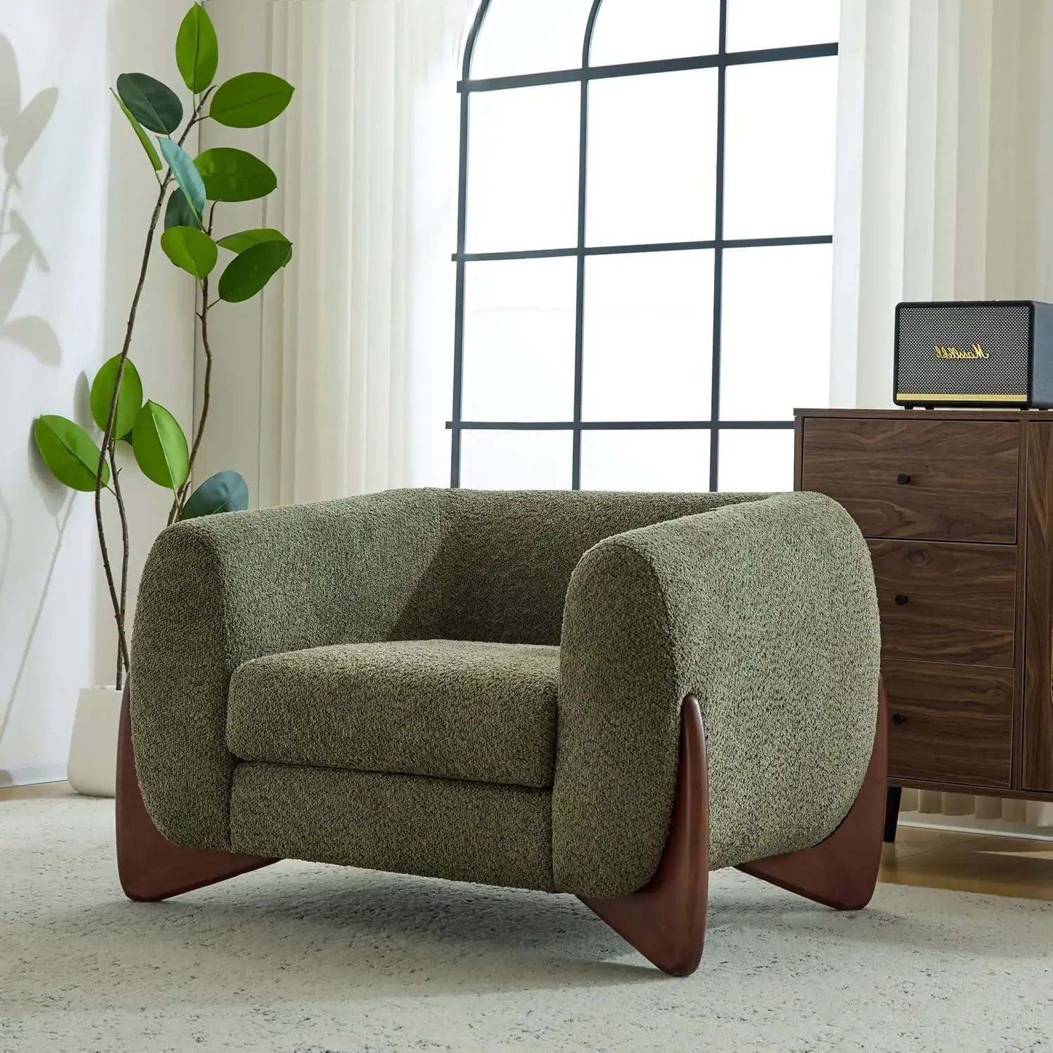 Boucle Club Accent Chair 4