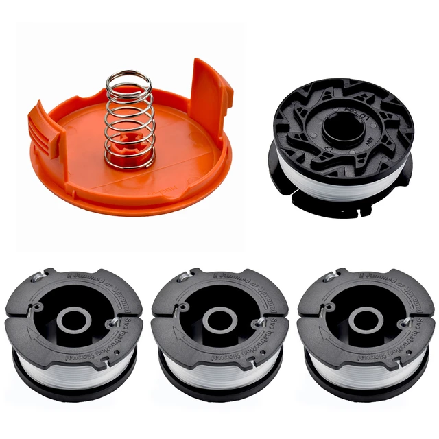 Replacement Spool Cap Covers With Spring For Black+decker Trimmer Weed Eater  New - Tool Parts - AliExpress