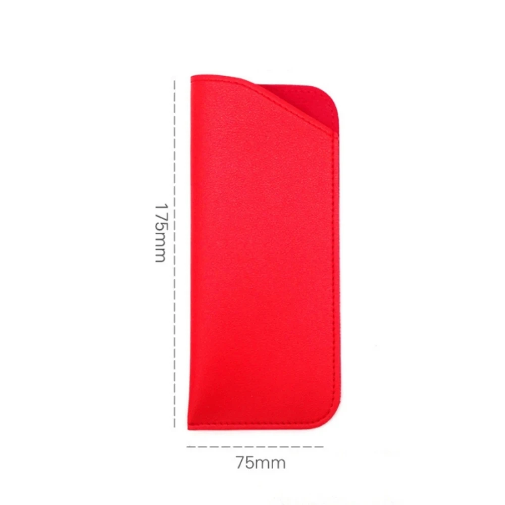 Stylish Premium PU Leather Eyewear Protective Pouch