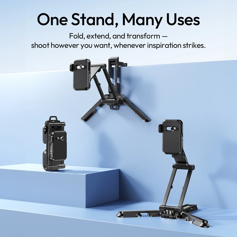 Ulanzi EA06 Versatile Camera Stand Handheld Flexible Shoot 1/4" Mount for Camera Travel Shots for Uka / Arca-Swiss Quick Release