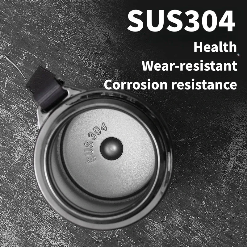 LED Temperature Display Insulated Stainless Steel Thermos Cup - 500ml
