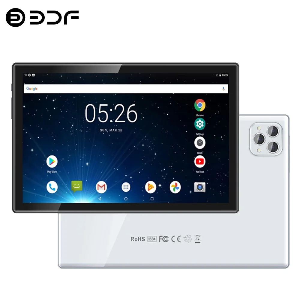 2024 Global Version 10.1 Inch 4G LTE Phone Call Tablets Octa Core 8GB RAM 256GB ROM Google Play Dual SIM Dual WiFi Tablet PC