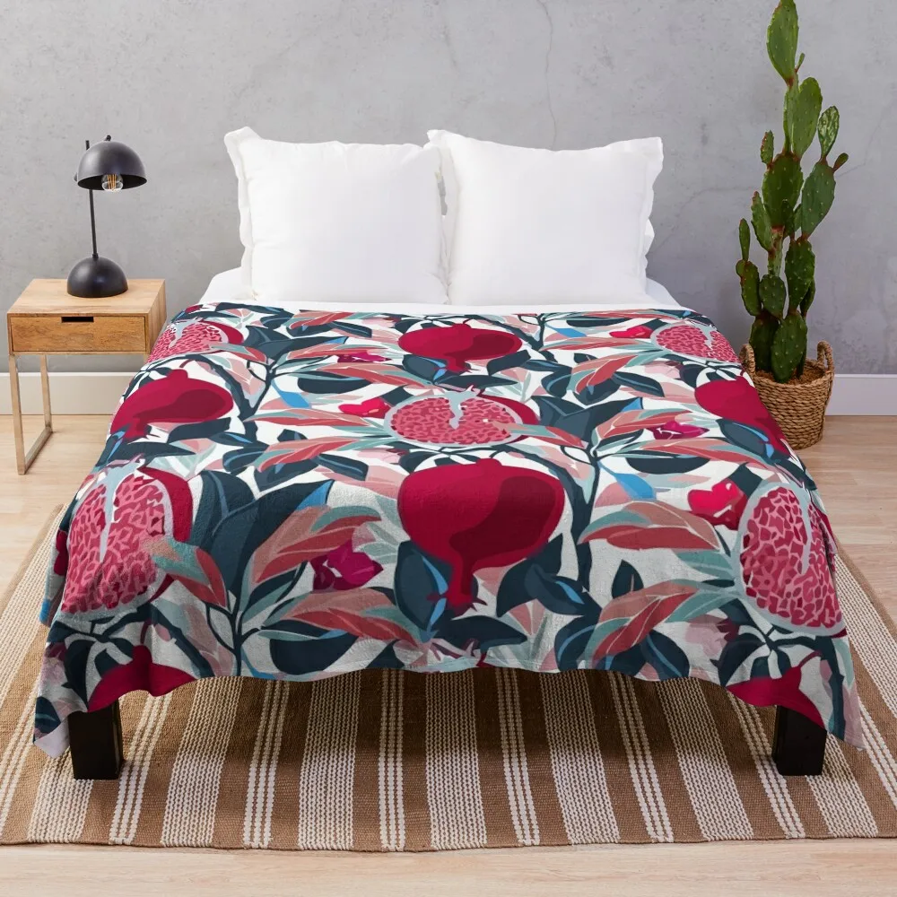 

Pomegranate Throw Blanket Kid'S Blanket Christmas