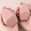 Big Size Makeup Sponge Foundation Puff 5pcs Wet Dry Dual Use Soft Makeup Foundation Sponge Puffs Make Up Blender Cosmetic Tool 5