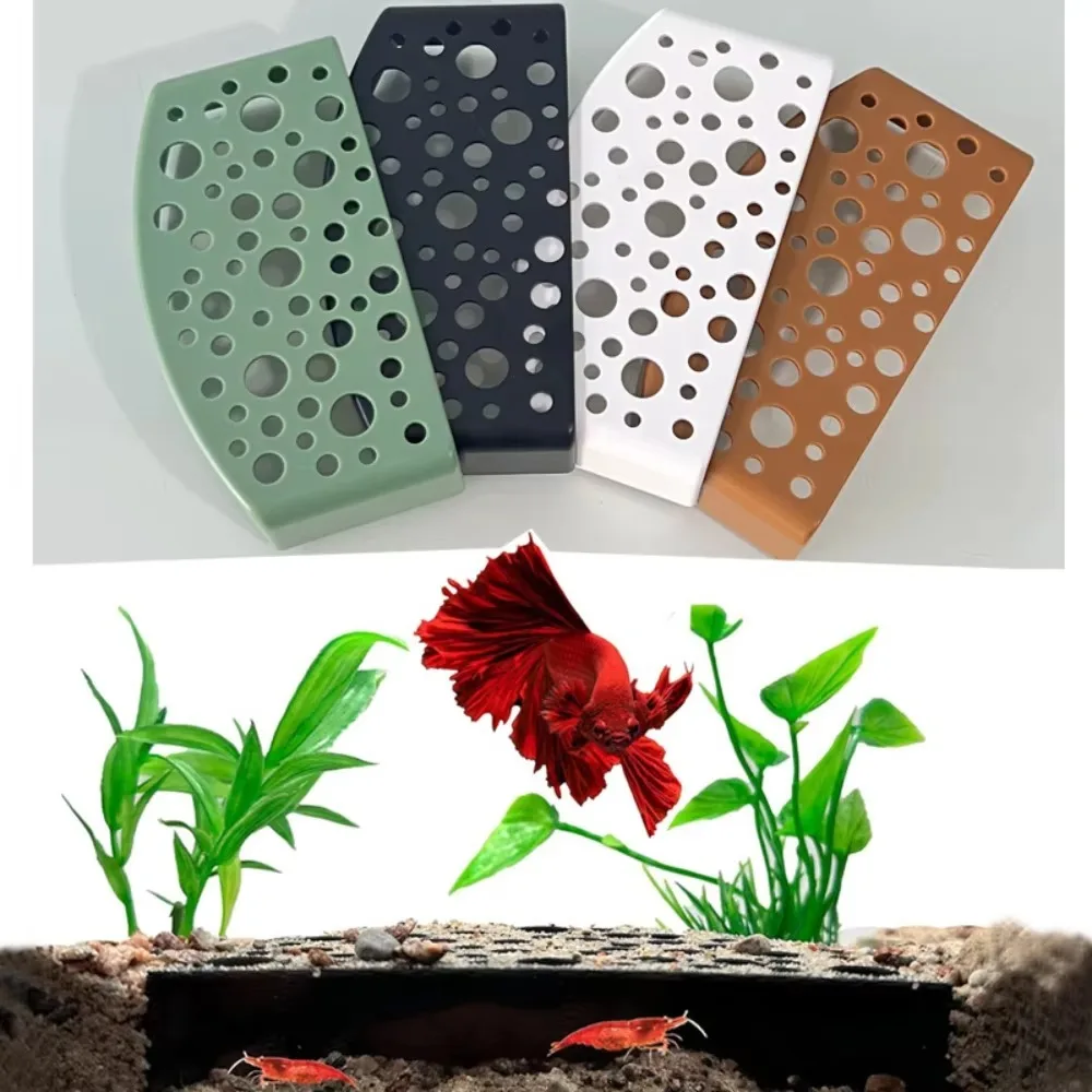 Fish Tank Ornaments Fish Tank Decorations Aquarium Ornaments Mini Landscape Ornaments Plastic Aquarium Shelter House Fish Tank Decoration Small Aquaculture Shrimp Cave Pet Supplies Shrimp Breeding Protector