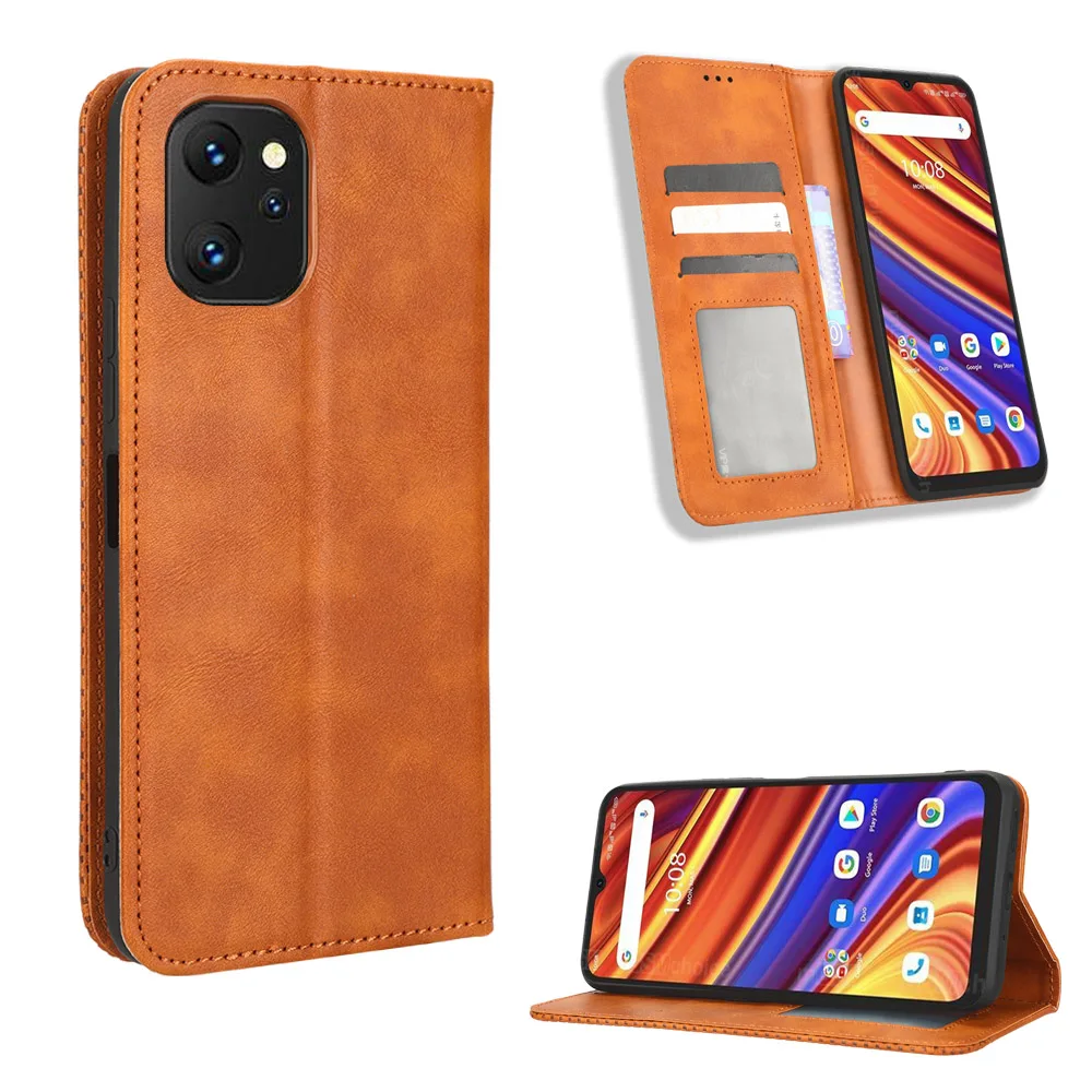 

Premium PU Leather Case For Umidigi Power 7 Magnet Flip Book Wallet Shockproof Case Cover on For Umidigi Power 7S 7 Power7 Max