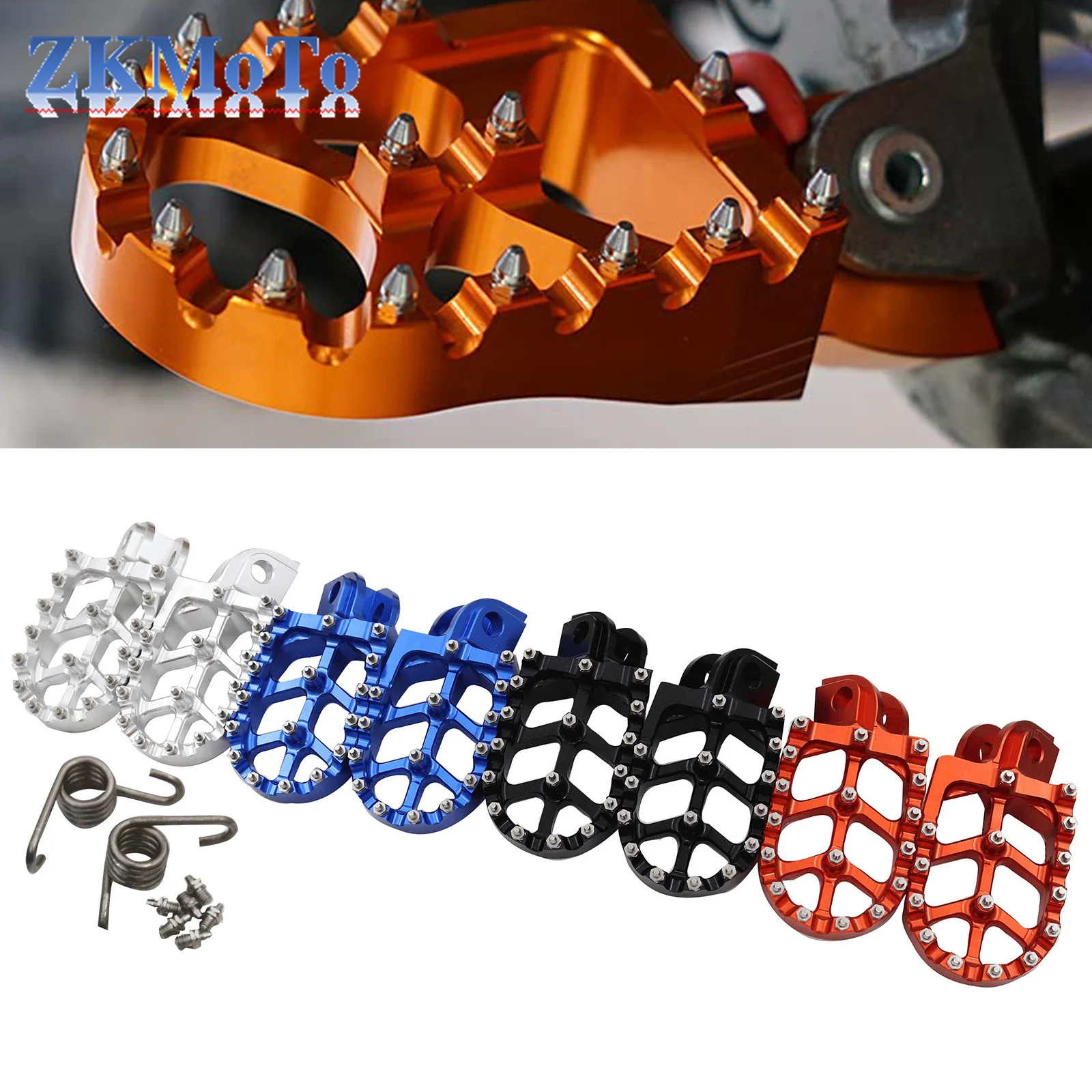 

Motorcycle CNC Foot Pegs Rests Footrest Footpeg Pedals For KTM Husqvarna EXC SX SXF XC XCF XCW XCFW TC TE FE FS 65-560