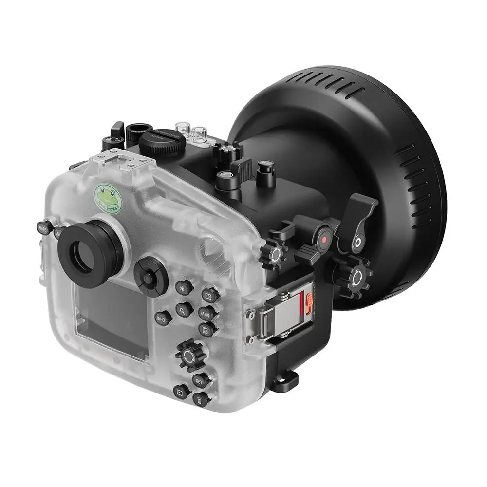 Seafrogs 40M/130FT Underwater Camera Housing For Canon EOS R6 II with Flat Port