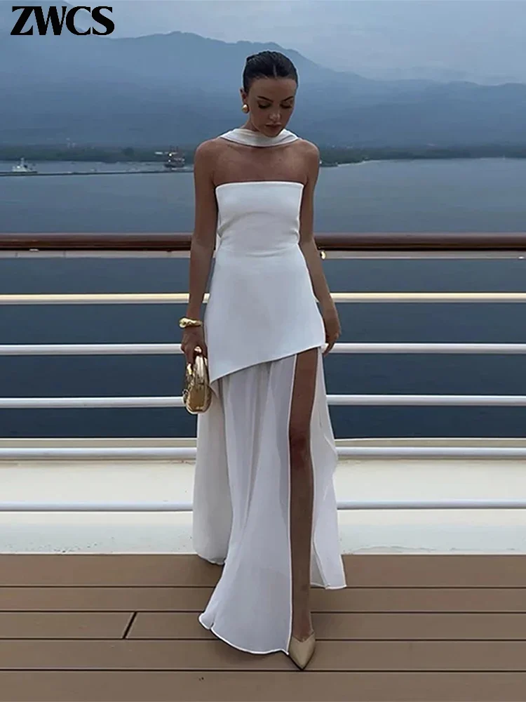 فستان خمري فاخر مع شال أنيق