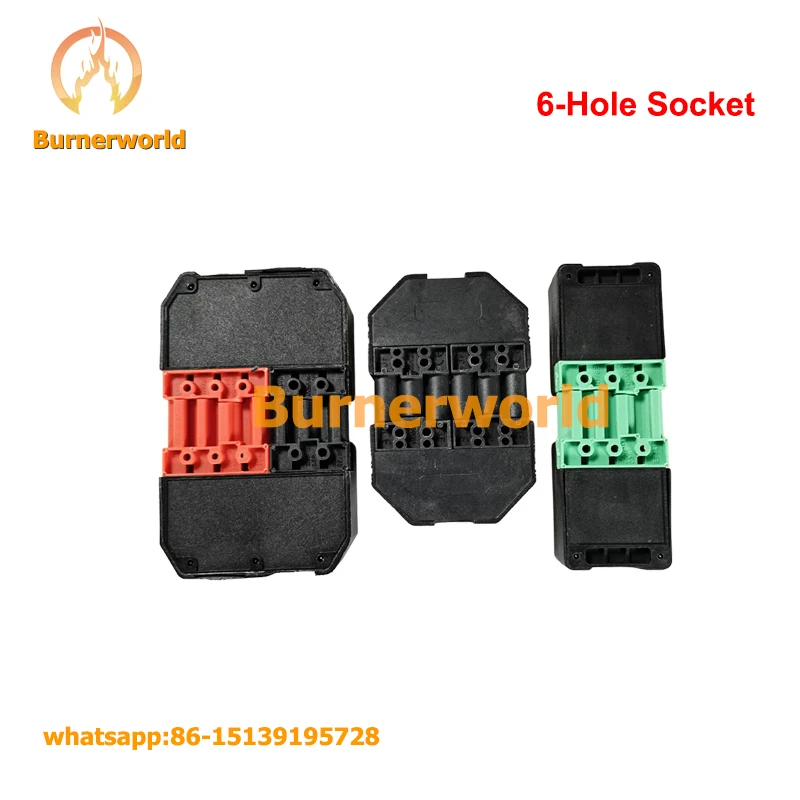 Special Junction Box for Burner 4-hole Bar Socket Multi-hole Plug 7-Pin Socket Male and Famale Socket