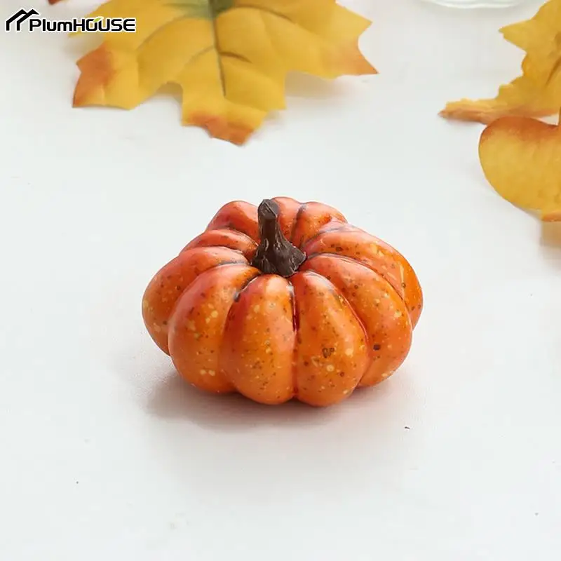 Mini Artificial Halloween Pumpkin Decor Simulation Vegetable DIY Craft Home Halloween Party Decoration Prop Farmhouse Harvest vegetable ornaments,artificial plant flower,artificial plant flowers,table decoration