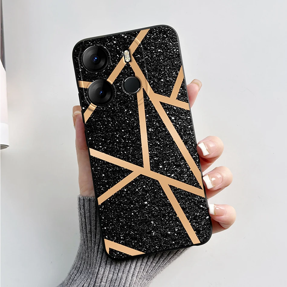 Luxury Marble Soft Silicone Phone Case - Tecno Pop 7 Series