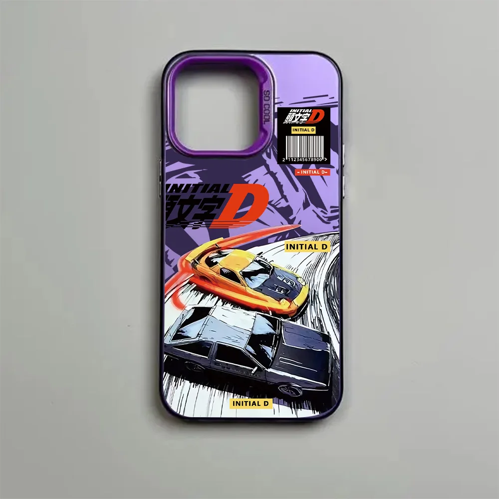 Anime Initial D AE86 Matte Phone Case - Stylish Back Cover