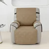 1seater Waterproof Recliner Cover Solid Color Quilted Armchair Slipcover Pet Kids Accent Couch Cushion Living Room Hotel Home 5