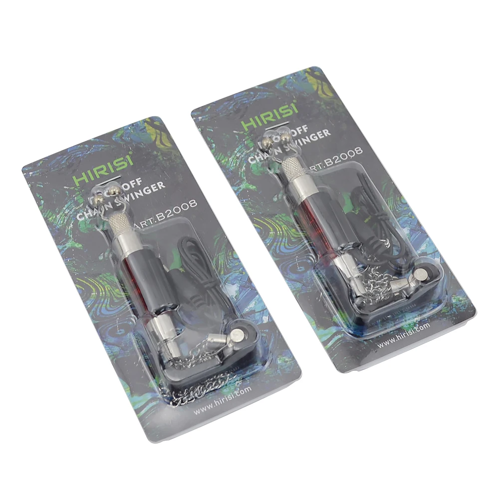 Indicateur LED swinger Hirisi B2008 - Alarme de touche pour pêche à la carpe avec accessoires