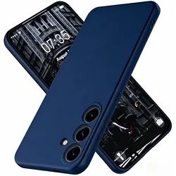 Shockproof Protective Liquid Silicone Phone Case - Fashion Solid Colour - Galaxy A37 (Deep Blue)