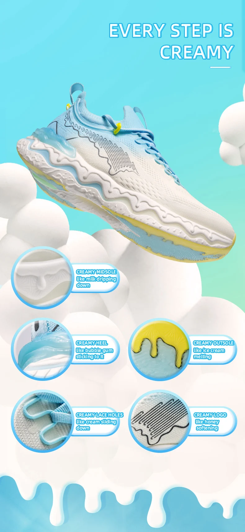 Description Picture 4 of itemONEMIX 2024 New Women Jump Rope Air Cushion Sshoes Sports Breathable Comfortable Walking Running Shoes Men Sneakers