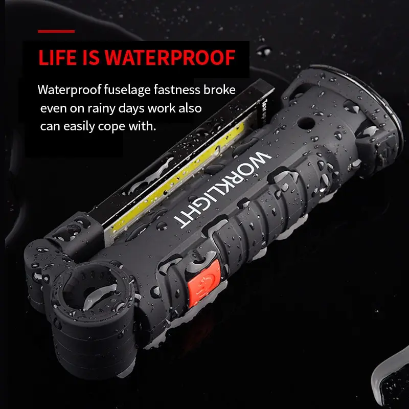 Folding LED Work Light Portable Spotlight