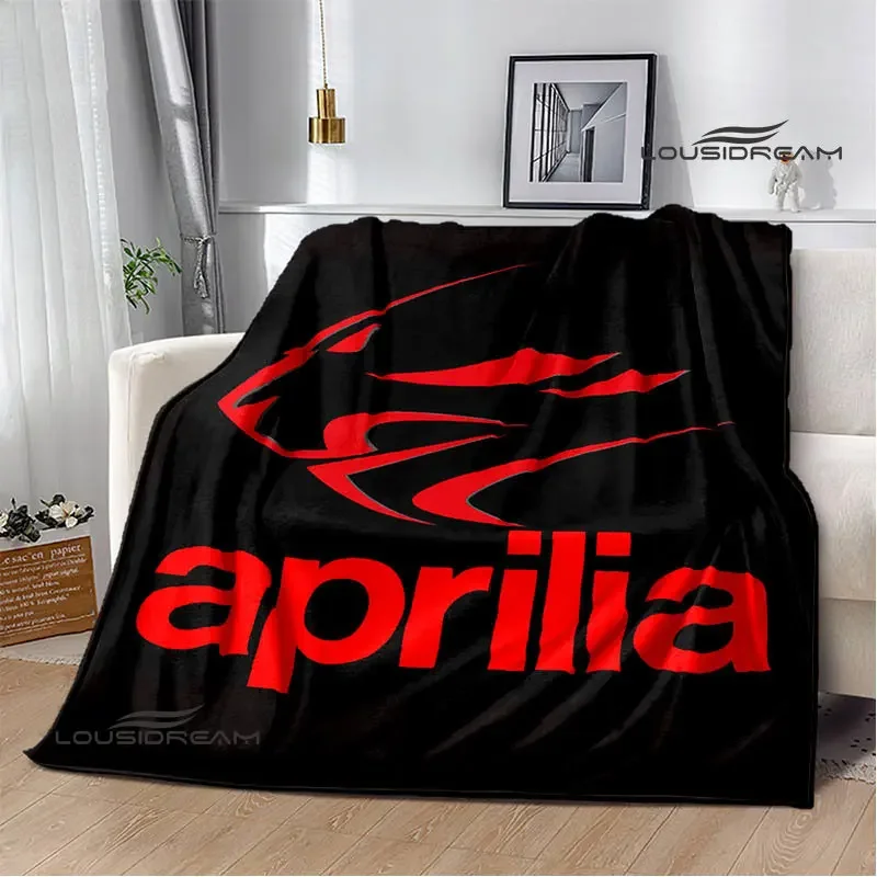 

Aprilia motorcycle logo printed blanket children's warm blanket soft and comfortable blanket home travel blanket birthday gift