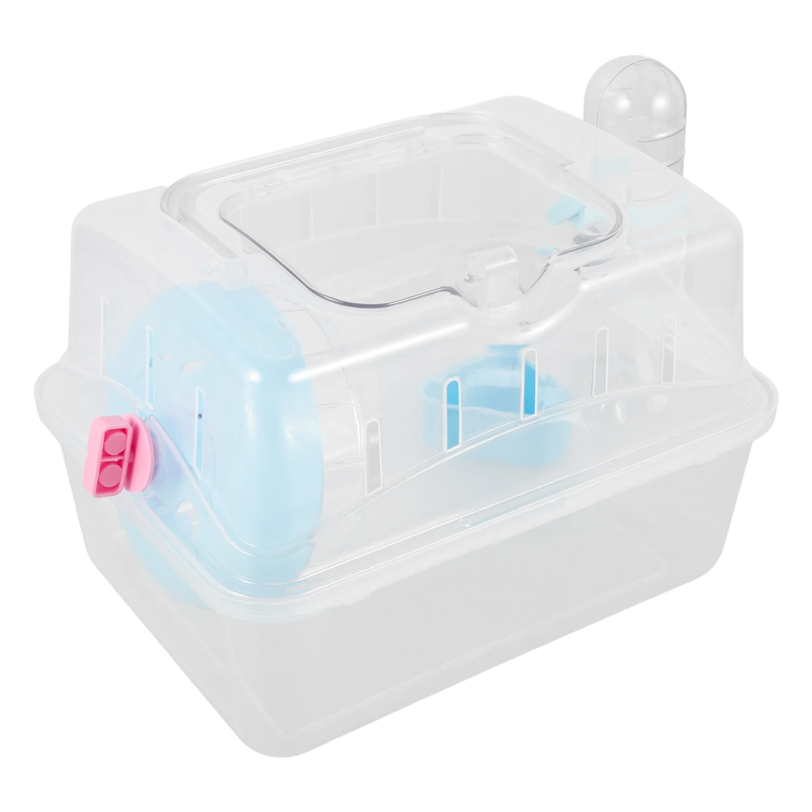 

Hamster Cage Rat Carrier Small Pet Carrying Outdoor Supply Plastic Handle Design Cages